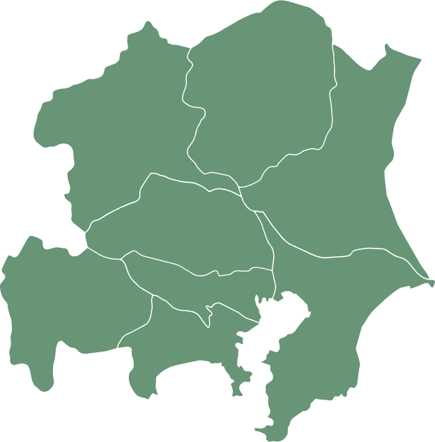 関東全域の地図